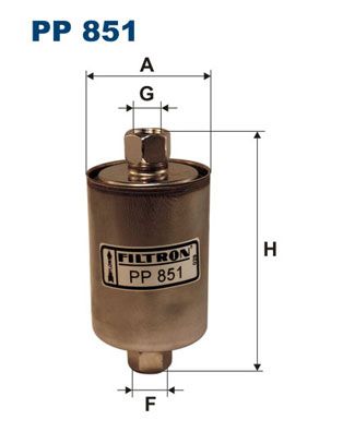 FILTRON PP 851 Топливный фильтр  для LADA 111 (Лада 111)