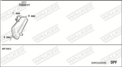 SISTEM DE ESAPAMENT WALKER SMK032820B