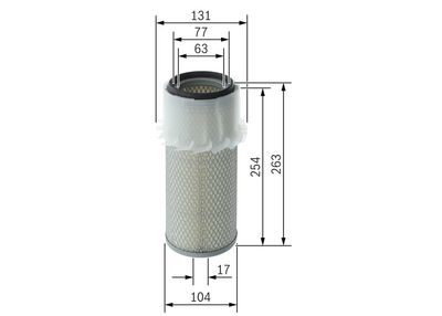BOSCH Oro filtras