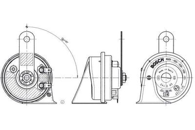 CLAXON BOSCH 6033FB1214 4