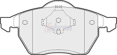 Fahren Brake Pad Set, disc brake FBP3305