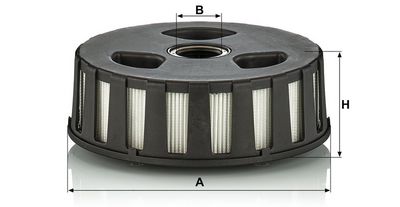 Filtru, aerisire bloc motor MANN-FILTER 9740018016