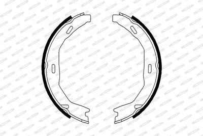 BREMSBACKENSATZ FESTSTELLBREMSE FERODO FSB690 1