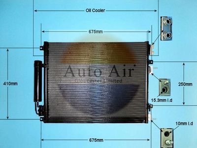 Condenser, air conditioning Auto Air Gloucester 16-9641