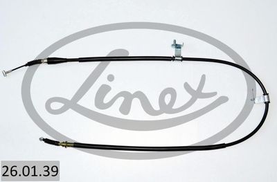 LINEX 26.01.39 Трос ручного тормоза  для MAZDA 323 F V (BA) 2.0 24V