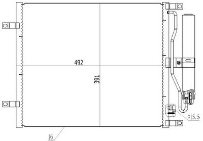 KONDENSATOR KLIMAANLAGE