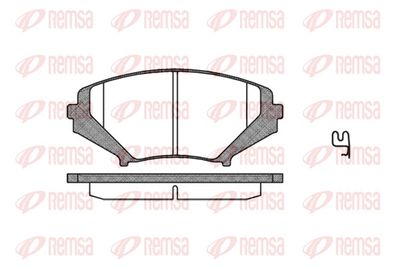 Brake Pad Set, disc brake 1080.01