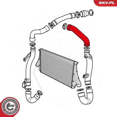 ESEN SKV - Hadica plniaceho vzduchu (hadica turba) SAAB , 24SKV992