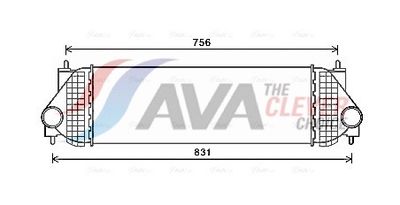 Refroidisseur d'air de suralimentation AVA Clever Choice