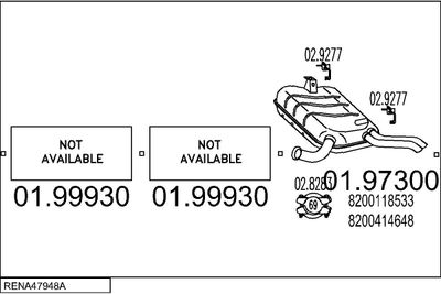 SISTEM DE ESAPAMENT MTS RENA47948A017184