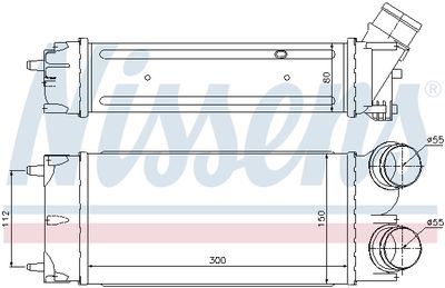 INTERCOOLER COMPRESOR NISSENS 96626 5