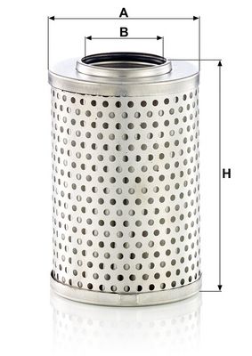 Filtr, pracovní hydraulika MANN-FILTER HD 8009