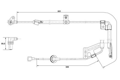 BOSCH Sensor, Raddrehzahl