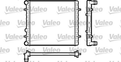 VALEO 731606 Радиатор охлаждения двигателя  для AUDI A3 (Ауди А3)