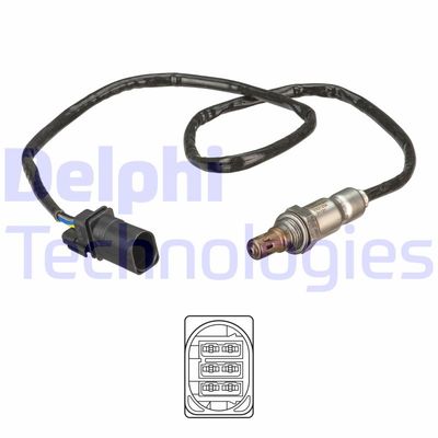 Лямбда-зонд DELPHI ES21204-12B1 для VW MULTIVAN