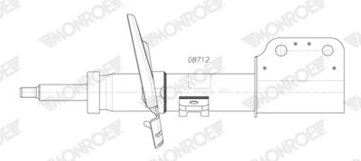 Amortyzator MONROE G8712
