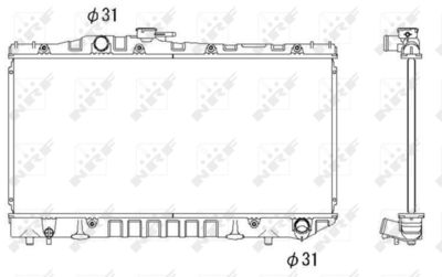 RADIATOR RACIRE MOTOR NRF 516712