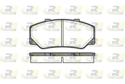 Bremsbelagsatz, Scheibenbremse