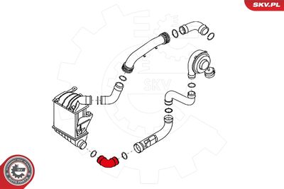 Charge Air Hose 24SKV136