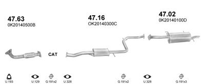 SISTEM DE ESAPAMENT POLMO POLMO30136