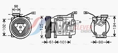 компресор, климатизация AVA Clever Choice MZK207