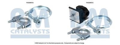 Монтажен комплект, изпускателна тръба BM Catalysts FK50481