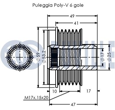 SISTEM ROATA LIBERA GENERATOR RUVILLE 542512 1