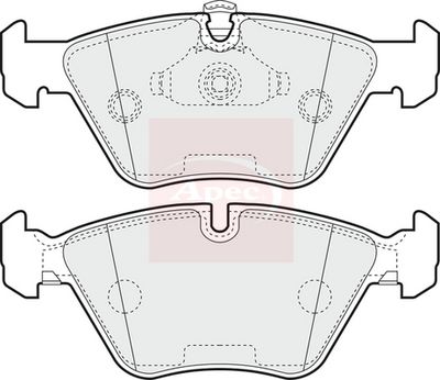 APEC Brake Pad Set, disc brake PAD1065