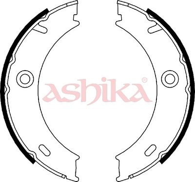 комплект спирачна челюст ASHIKA