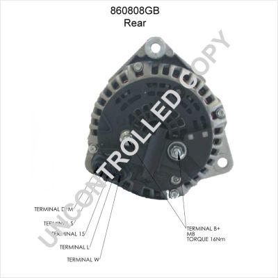 Alternátor PRESTOLITE ELECTRIC 860808GB