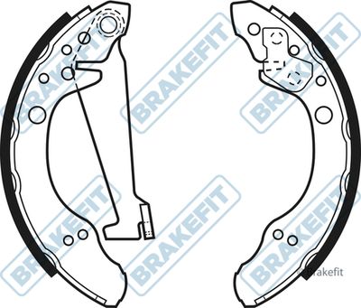 APEC Brake Shoe Set BSH1004