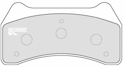 MOTAQUIP LVXL1194 Тормозные колодки и сигнализаторы  для JAGUAR S-TYPE II (X200) 2.7 D