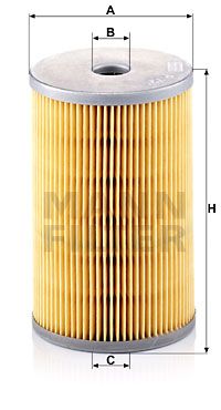 Топливный фильтр MANN-FILTER P 725 x для CITROËN C25