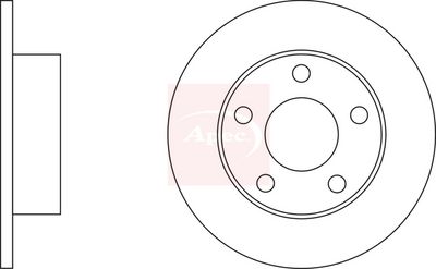 APEC Brake Disc DSK2053