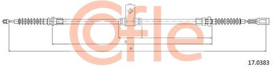 Тросик, cтояночный тормоз COFLE 92.17.0383 для NISSAN CABSTAR