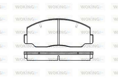 WOKING P0373.00 Тормозные колодки и сигнализаторы для TOYOTA LITEACE Wagon (YM2_, CM2_, KM2_) 1.8 D (CM20_) WOKING P0373.00 Тормозные колодки и сигнализаторы для TOYOTA LITEACE Wagon (YM2_, CM2_, KM2_) 1.8 D (CM20_)