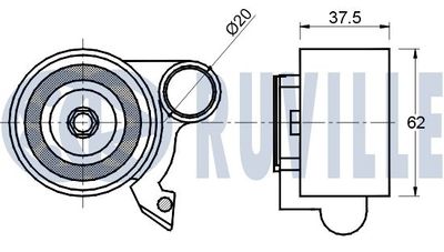 ROLA INTINZATOR CUREA DISTRIBUTIE RUVILLE 541050 1