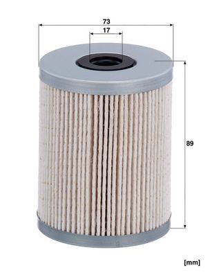Brandstoffilter (patroon) 89x73x17