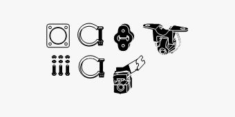 SET MONTARE SISTEM DE ESAPAMENT