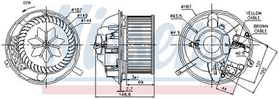 VENTILATOR HABITACLU NISSENS 87072 5