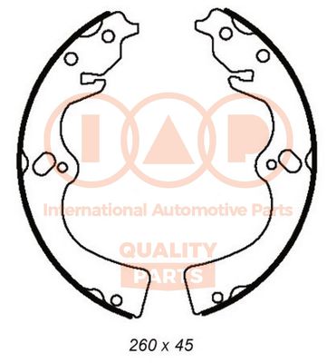 Комплект тормозных колодок IAP QUALITY PARTS 705-19010 для BMW X3