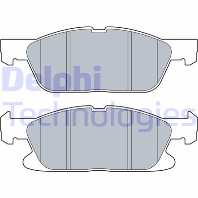 Комплект тормозных колодок, дисковый тормоз DELPHI LP3536 для FORD S-MAX