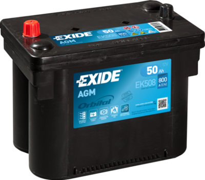 Стартерная аккумуляторная батарея EXIDE EK508 для FIAT FREEMONT