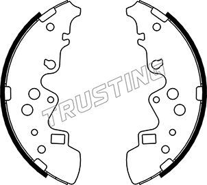 Комплект тормозных колодок TRUSTING 049.158 для MAZDA E