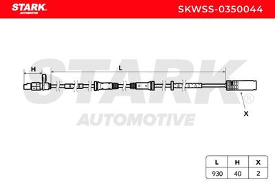 датчик, обороти на колелото STARK SKWSS-0350044