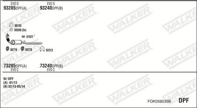 ABGASANLAGE WALKER FOK058535B