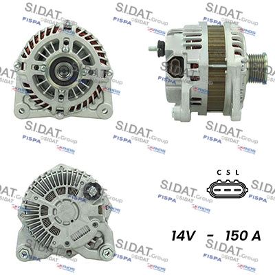 Генератор SIDAT A12MH0479A2 для RENAULT KOLEOS