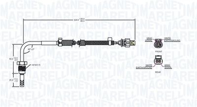 Sensor, exhaust gas temperature 172000151010