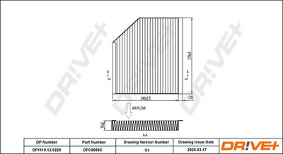 FILTRU AER HABITACLU DR!VE+ DP1110120220 0