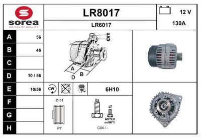 GENERATOR SNRA LR8017